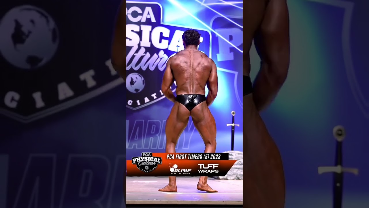 PCA First Timers (5) 2023 Junior Bodybuilding Medium | 2nd Place | Oliver Clough Posing Routine