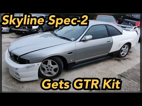 Skyline R33 GTST Spec 2 Gets GTR Body Kit | INSANE Transformation