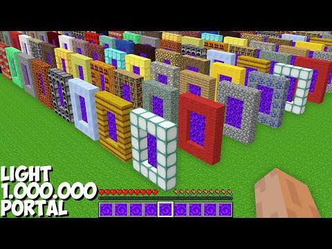 MrJuice - I light 1000 NEW NETHER PORTALS AT ONCE in Minecraft ! ENDLESS DIMENSION !