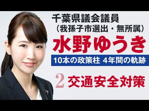 国際関係学科 千葉県議会議員水野ゆうき 10本の政策【2】交通安全対策～歩道のバリアフリー化～
