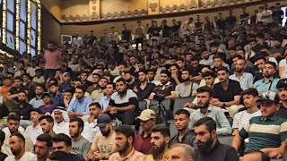 الآن: من جامعة #حلب، وحضور لقاء تعريفي بالجامعة الوطنية للعلوم الدفاعية في #سوريا.💚