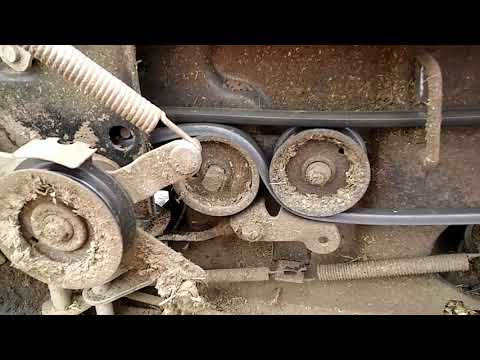 MTD Yard Machine garden tractor drive belt help video