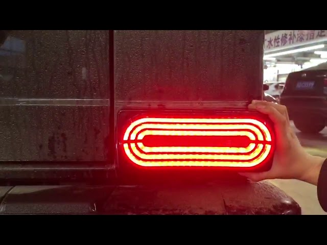 Mercedes G сlass W463 1990-2018 гг. Задние фонари в стиле W464 Video 1