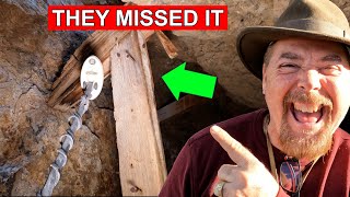 I Found FREE MILL GOLD Metal Detecting Abandoned Mine!