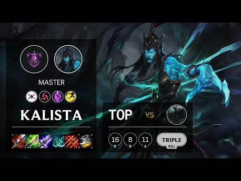 Kalista Top vs Mordekaiser - KR Master Patch 10.9
