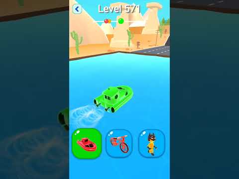 Shape-shifting Funny Race All Level Gameplay Walkthrough Master Level #571 BeamNG.drive #Shorts