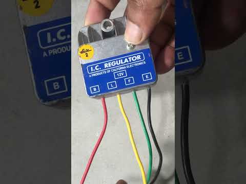 Car Alternator IC Regulator install externally