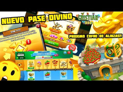 INFO ABOUT THE NEW DIVINE PASS OF DRAGON CITY😱 !!, NEW CHEST OF ALLIANCES, Dragon City.