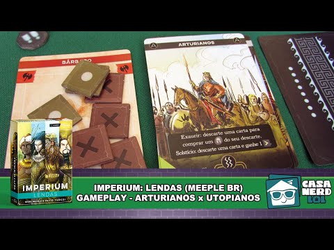 Imperium: Lendas (Meeple Br) - Arturianos x Utopianos | Casa NERD lol