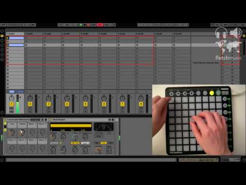Novation Launchpad Beat Repeat (Using User Mode 2)