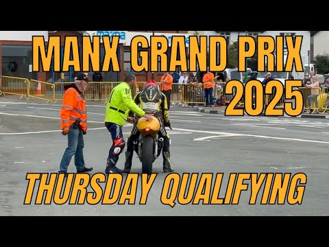 Manx Grand Prix 2025 Thursday Qualifying - Ramsey, May Hill Crash, Evening Paddock