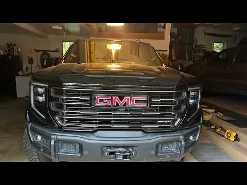 2023 GMC SIERRA AT4X WARN WINCH INSTALLATION