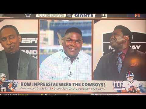 Fingerlicking good pass rush!!  Michael Irvin #88 #ESPN #FIRSTTAKE  #DallasCowboys