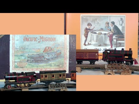 Table railways from BING and JEP (Mignon) - Forerunners of H0/00 Gauge