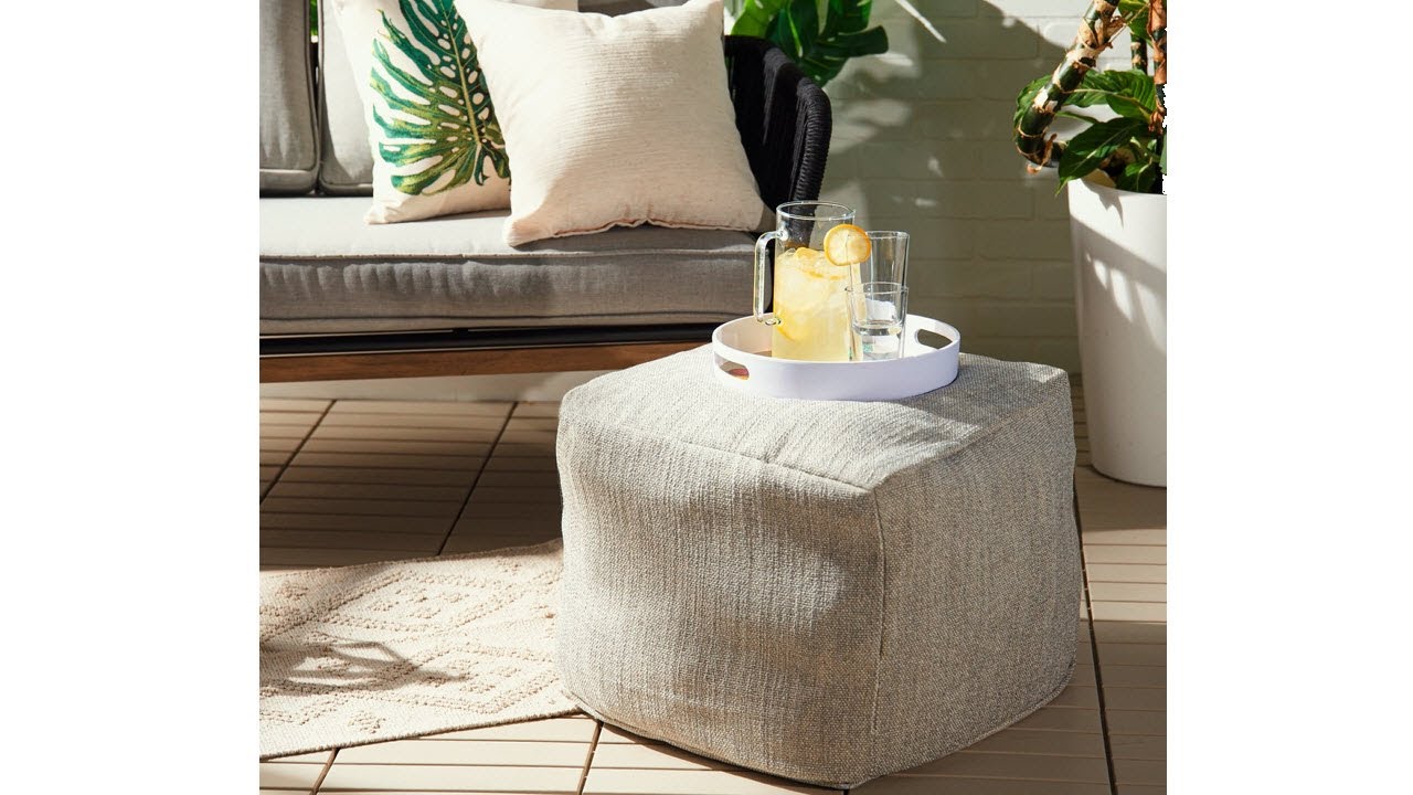 Comment faire un pouf d'extérieur sans couture