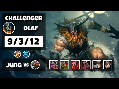 Olaf vs Udyr TURKISH Challenger JUNGLE (9/3/12) - v11.14