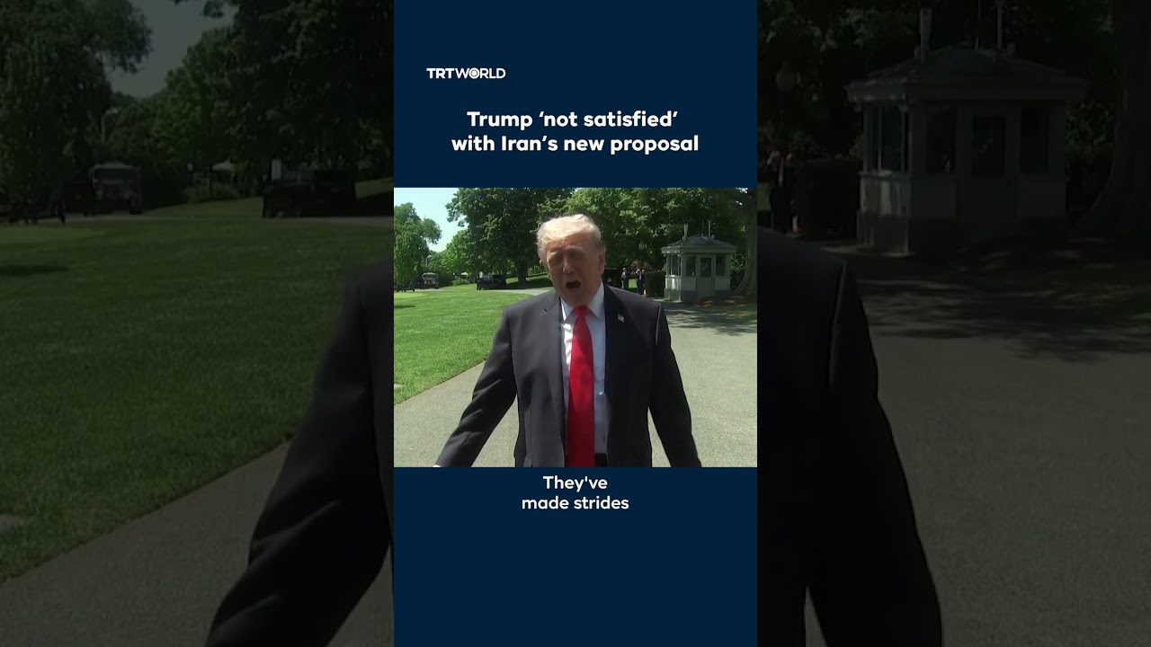 Video | US President Trump says he is ‘dissatisfied’ with Iran’s latest proposal