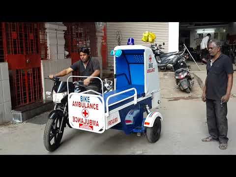 First Bike Ambulance commercial in India 9849504054
