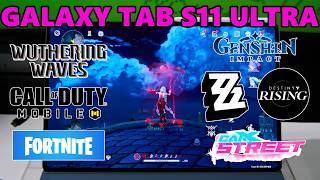 Gaming test - Samsung Galaxy Tab S11 Ultra with MediaTek Dimensity 9400+