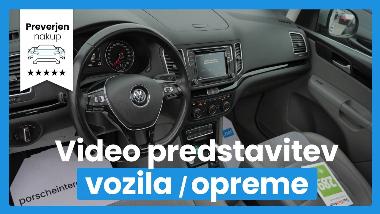 Volkswagen Sharan 2.0 TDI Highline 2.0TDI DSG - 7 SEDEŽEV - PANORAMA