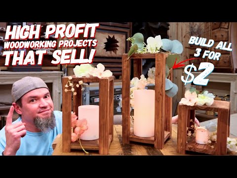 7 More Woodworking Projects That Sell - Wedding Edition- Make Money Woodworking (Episode 14)