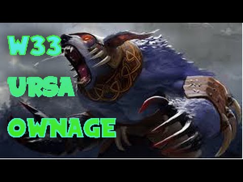 w33 Ursa Mid Ownage Dota 2