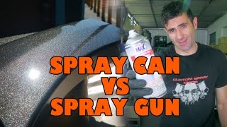 How to get a pro finish Spray Cans Vs Spray Gun