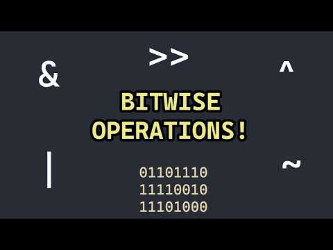 Bitwise Operations Coding Concepts