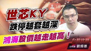 世芯KY跌停越套越深，鴻海股價越走越高！｜台股攻略｜劉烱德 (圖)