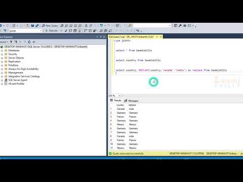 Replace Function In Sql Server Telugu Replace Function In Sql Telugu Sql Telugu