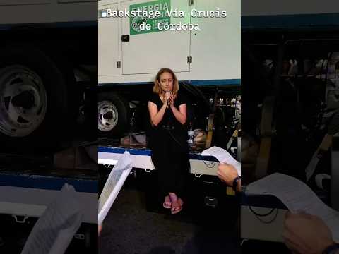 Backtage Vía Crucis por las calles de Córdoba 🇦🇷 #lafedemaria #viacrucis