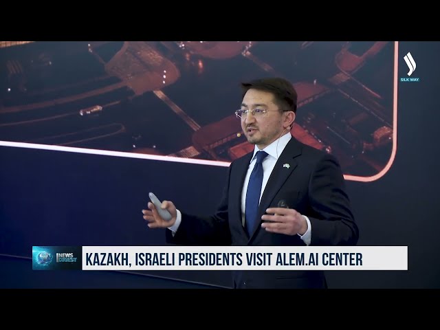 Қозоғистон ва Исроил Президентлари Alem.Ai марказига борди