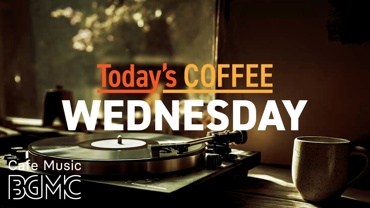 Today's COFFEE WEDNESDAY: Fireside Window Cafe Jazz ☕ Slow Piano & Warm Bossa Nova for Deep Focus
