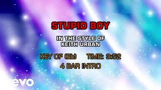 Keith Urban - Stupid Boy (Karaoke)