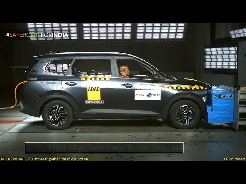 Kia Carens scored 3 stars for adult occupant protection - @pstechnozard3076