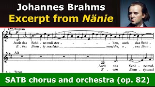 Brahms - Excerpt from &quot;Nänie&quot; (Op. 82)
