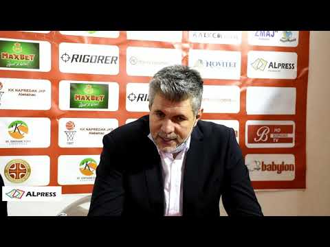 Konferencija nakon utakmice KK Napredak JKP - KK Dynamic Vip Pay (KLS)