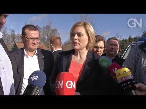 Julia Klöckner warnt in Wilsum vor Abschottung