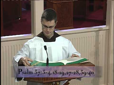 Today's Homily - 2013-05-21- Rev Br Paschal Mary MFVA