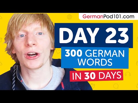 Day 1 10 300 Learn 300 German Words in 30 Days Challenge