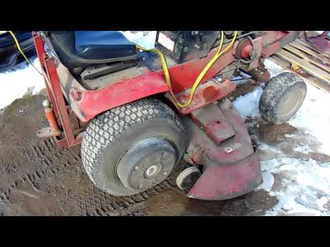 Toro Wheel Horse 520 H Lawn Tractor With 48 Mower Deck and Cab GRC March Consignments K BID