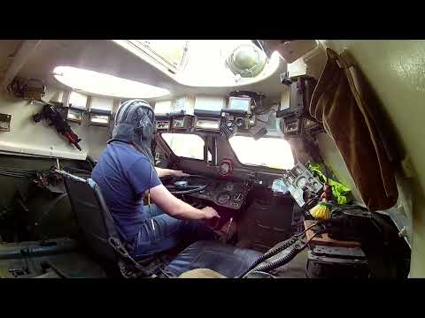 Driving a BRDM2 - pulling away