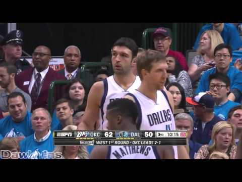 Dirk Nowitzki Full Highlights 2016 Playoffs R1G4 vs Thunder   27 Pts