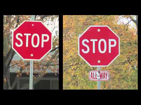 2 Types of STOP SIGNS || Different Types Of Stop Signs || Driving Lesson || New Driver Tips Video