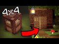 Basit 4x4 Ev Minecraft BE Küçük Ama Kullanışlı