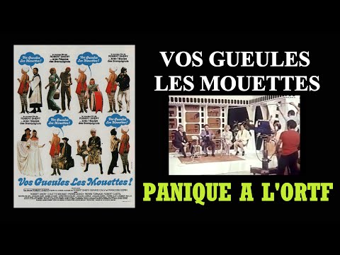 VOS GUEULES LES MOUETTES (1974) PANIQUE à L'ORTF avec Jacques ROULAND
