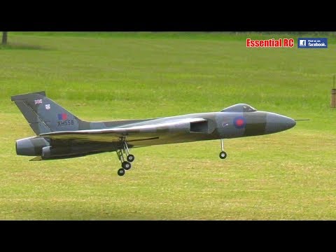 RC ELECTRIC Avro Vulcan XH558 Long Range BOMBER at Weston Park International Model Show 2018