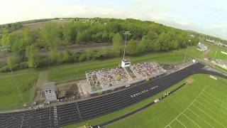 preview picture of video '2014 4th Grade Track Meet Aerial Footage'