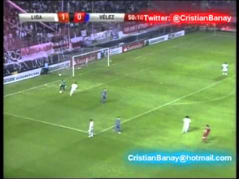 Liga de Quito 2 Velez 0 Semfiinal Copa Sudamericana 2011 Los goles