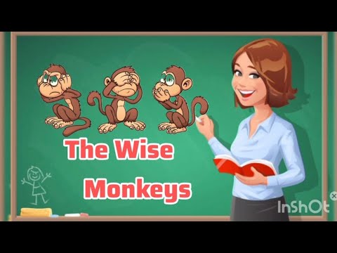 The Wise Monkeys|| kids story|| English story|| storytelling ||@KHVstorytime